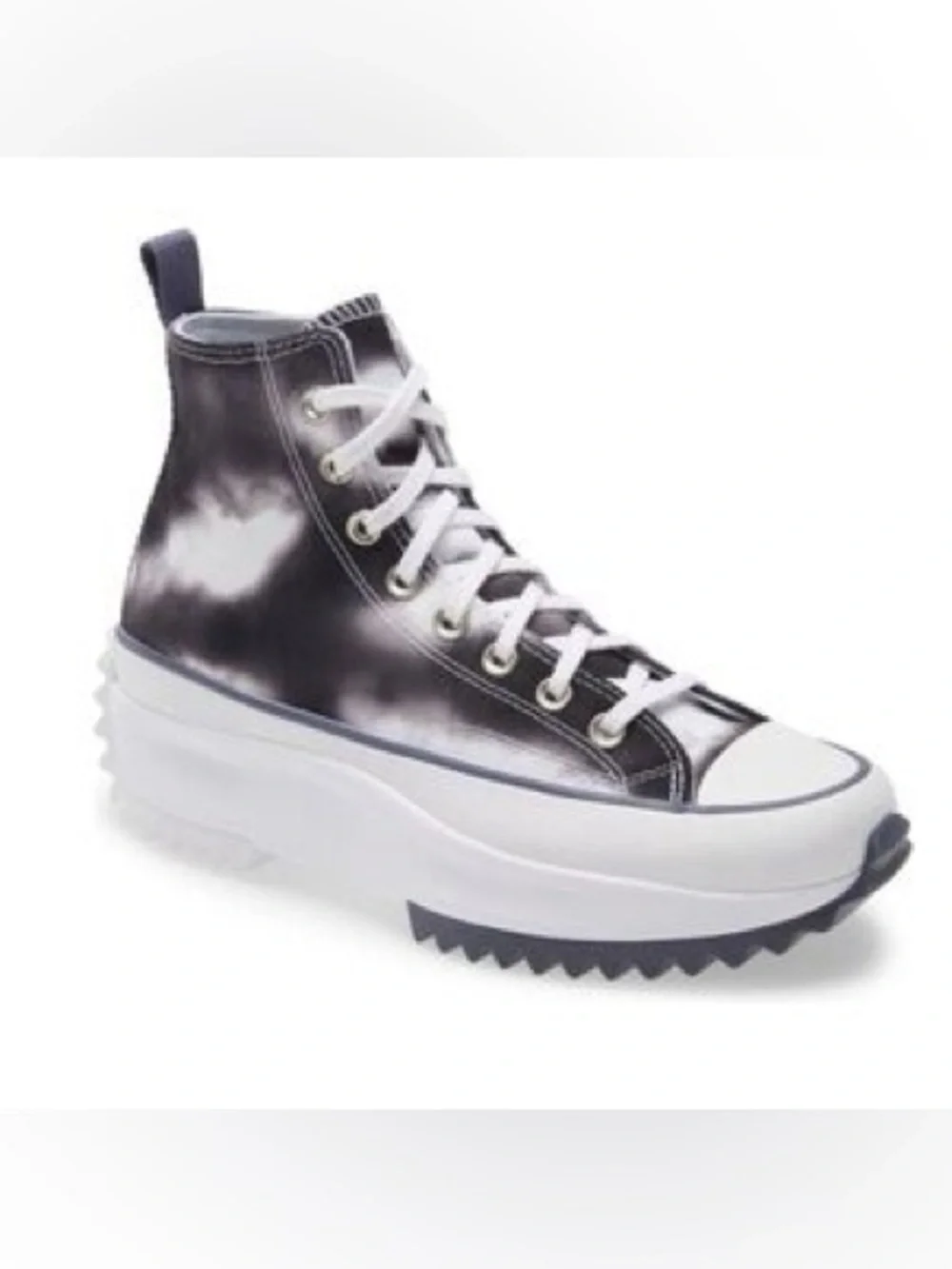 Converse cloud wash run star hike high top platform sneakers